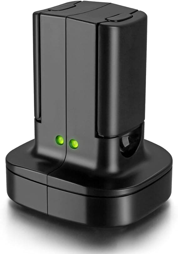 Xbox 360 2 Pack Rechargeable Battery Pack with Dual Charging Station Dock Charger Stand Base