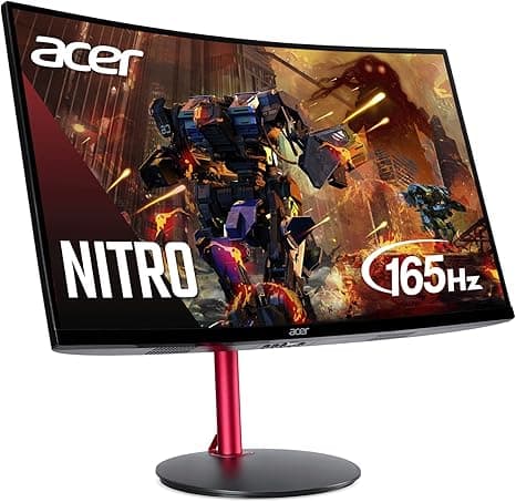 Acer Nitro ED270R MBMIIPHX 27" FHD 1500R Curve PC Gaming Monitor (1920 x 1080), 165Hz, Black